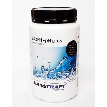 Bazény a příslušenství - HANSCRAFT BAZÉN - pH plus - 0,9 kg