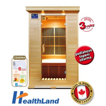 Infrasauny a sauny - Healthland DeLuxe 2002 Carbon